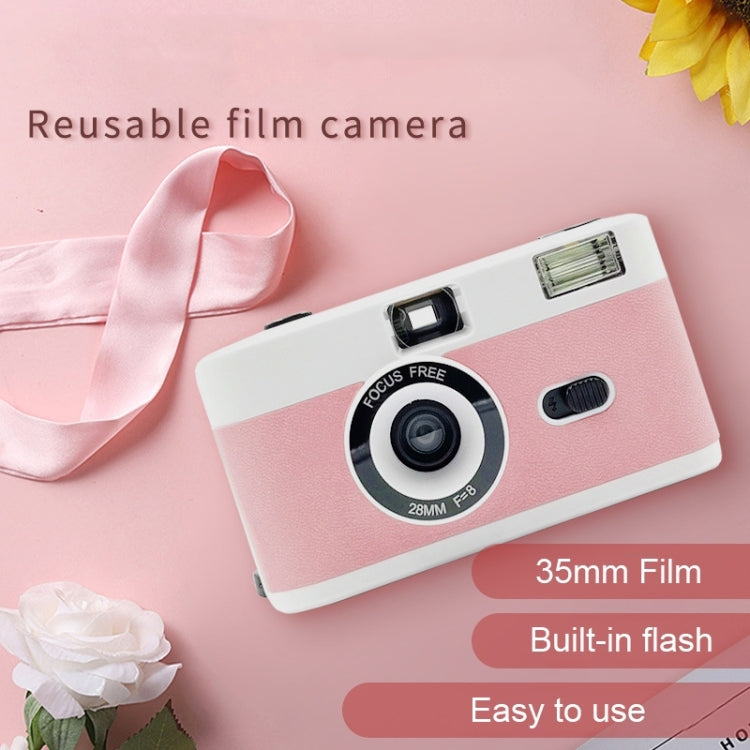 R2-FILM Retro Manual Reusable Film Camera for Children without Film(Black+Grass Green) - Children Cameras by PMC Jewellery | Online Shopping South Africa | PMC Jewellery | Buy Now Pay Later Mobicred