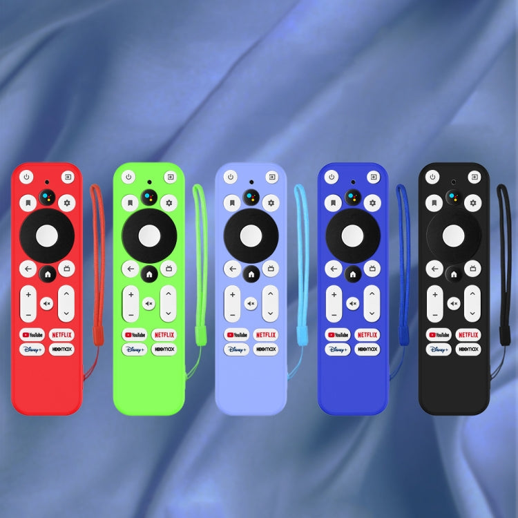 For ONN Android TV 4K UHD Streaming Device Y55 Anti-Fall Silicone Remote Control Cover(Black) - Remote Control Covers by PMC TechLife | Online Shopping South Africa | PMC TechLife
