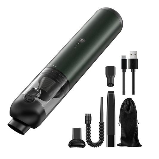 P03 16000Pa Strong Suction High Power Portable Handheld Wireless Car Vacuum Cleaner(Green Gray) - Vacuum Cleaner by PMC Jewellery | Online Shopping South Africa | PMC Jewellery | Buy Now Pay Later Mobicred