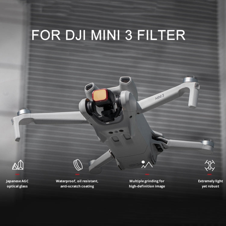 For DJI Mini 3 PGYTECH Filter Aluminum Alloy Drone Filter,Spec: UV - Mavic Lens Filter by PGYTECH | Online Shopping South Africa | PMC Jewellery | Buy Now Pay Later Mobicred