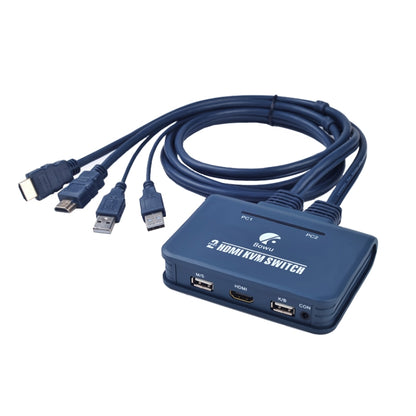 BW-21UHB 2 Port 2 In 1 Out HDMI KVM Switch - Switch by PMC Jewellery | Online Shopping South Africa | PMC Jewellery | Buy Now Pay Later Mobicred