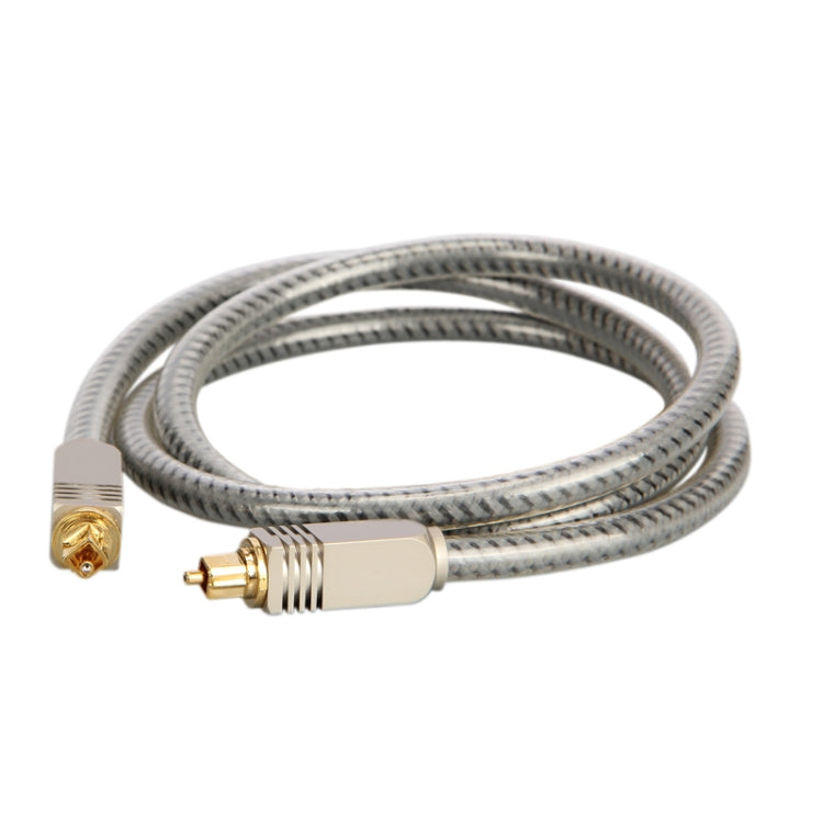 EMK YL/B Audio Digital Optical Fiber Cable Square To Square Audio Connection Cable, Length: 30m(Transparent Gray) - Audio Optical Cables by EMK | Online Shopping South Africa | PMC Jewellery | Buy Now Pay Later Mobicred