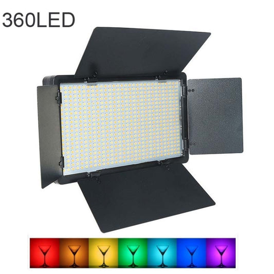 E600 RGB Color 40W 3200K-5600K LED Flat Panel Lights Live Broadcast Fill Light,EU Plug -  by PMC Jewellery | Online Shopping South Africa | PMC Jewellery | Buy Now Pay Later Mobicred