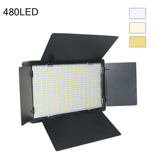 E600 3-color Temperature 40W 3200K-5600K LED Flat Panel Lights Live Broadcast Fill Light,EU Plug -  by PMC Jewellery | Online Shopping South Africa | PMC Jewellery | Buy Now Pay Later Mobicred