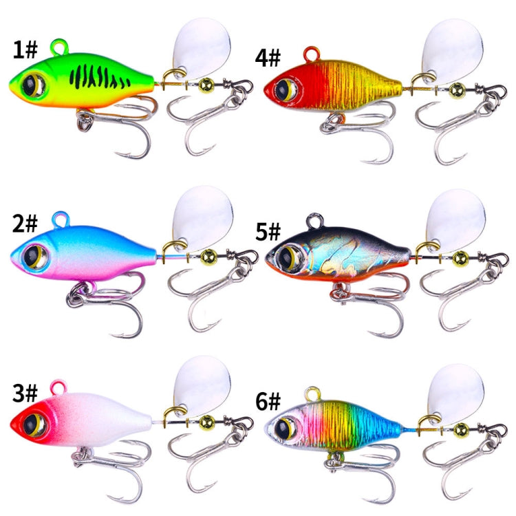 HENGJIA Submerged VIB Fake Lures Sequin Lures, Size: 5.2cm 10g(6 Colors Boxed) - Fishing Lures by HENGJIA | Online Shopping South Africa | PMC Jewellery