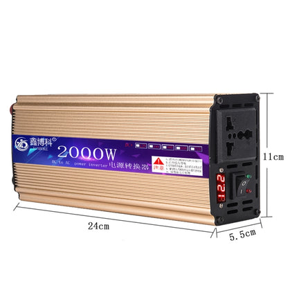 XINBOKE 2000W Ruling String Wave Car Inverter Solar Photovoltaic Inverter 12V To 220V - Modified Square Wave by PMC Jewellery | Online Shopping South Africa | PMC Jewellery | Buy Now Pay Later Mobicred