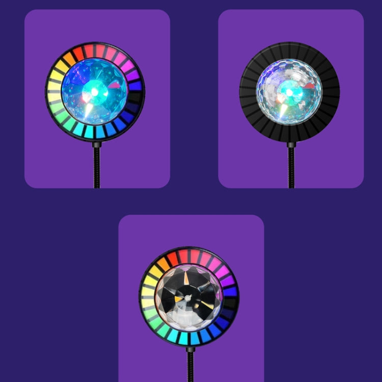 MS-201 USB Magic Ball Star Projection Light Vehicle Car Atmosphere Light Support APP Control(Round) - Stage Lighting by PMC TechLife | Online Shopping South Africa | PMC TechLife | Buy Now Pay Later Mobicred