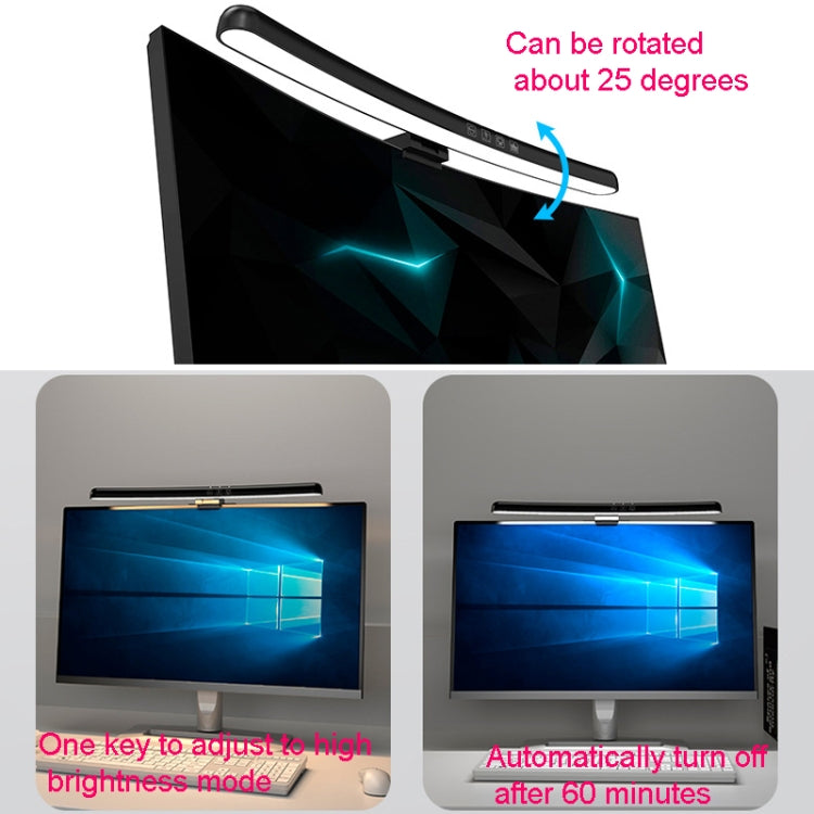 Laptop Curved Screen Hanging Lamp Computer Desk Light With RGB Backlight - Desk Lamps by PMc TechLife | Online Shopping South Africa | PMc TechLife | Buy Now Pay Later Mobicred