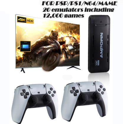 Ampown U9 Wireless 2.4G HD Arcade PSP Home TV Mini Game Console 64G 10000+ Games - Pocket Console by PMC Jewellery | Online Shopping South Africa | PMC Jewellery