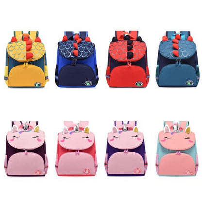 Kindergarten Children Cute Cartoon Backpack School Bag(Red Dinosaur) - Kids Bags by PMC Jewellery | Online Shopping South Africa | PMC Jewellery