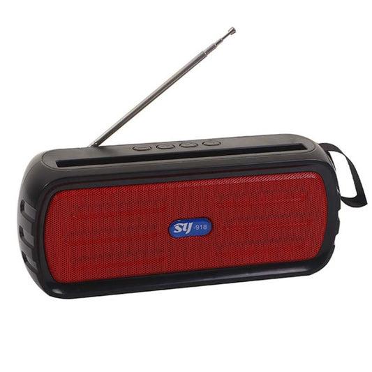 BAIJIALI SY-918 Solar Emergency Radio Read U Disk Large Volume Speaker LED Light Portable Player(Red) - Radio Player by BAIJIALI | Online Shopping South Africa | PMC Jewellery | Buy Now Pay Later Mobicred