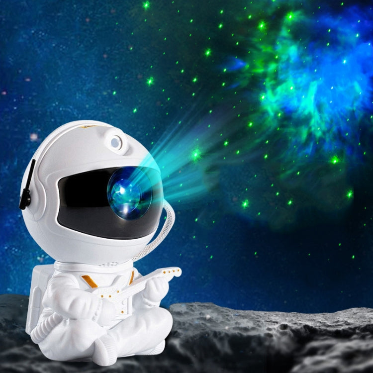 USB Astronaut Shape Colorful LED Laser Star Projection Light(Guitar) - Projection Lamp by PMC Jewellery | Online Shopping South Africa | PMC Jewellery