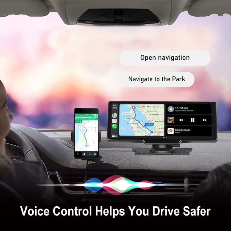 A3073 HD Wired 9.3 Inch 1 To 1 Smart Player With Wireless Carplay Two-way Video Split-screen Display(Black) - Car MP3 & MP4 & MP5 by PMC TechLife | Online Shopping South Africa | PMC TechLife | Buy Now Pay Later Mobicred