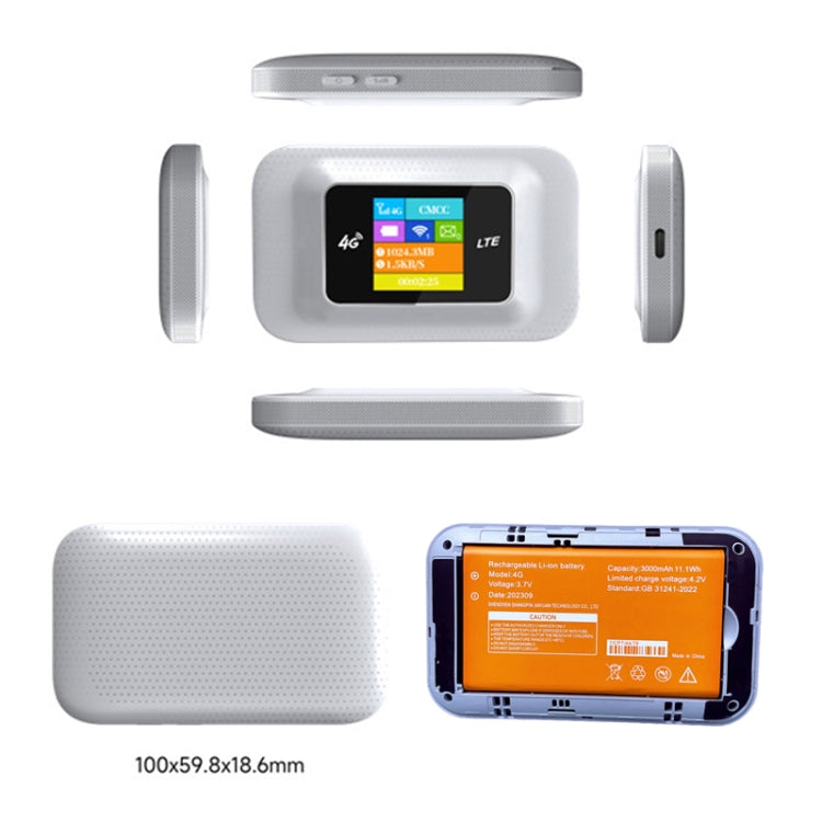 D921 4G Portable Plug-In Card Router Support Malay MOD Modem Portable WIFI Wireless Hotspot(White) - 4G Mobile Wifi by PMC TechLife | Online Shopping South Africa | PMC TechLife