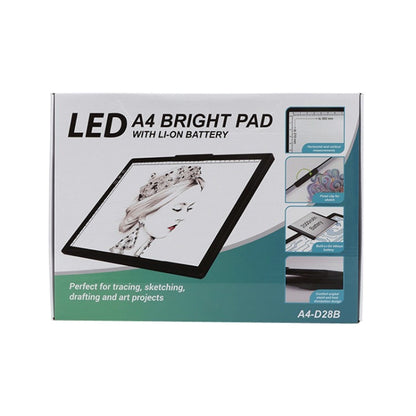 A4-D28B Rechargeable Copy Desk Drawing Board, Specification: With Charging Line+AU Plug Adapter -  by PMC Jewellery | Online Shopping South Africa | PMC Jewellery | Buy Now Pay Later Mobicred