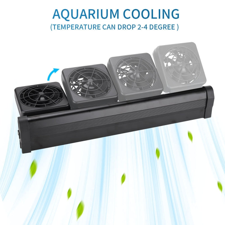 Fish Tank Cooling Fan Cooling Silent Aquarium Fan, Specification: 3 Head US Plug - Fish Tanks & Accessories by PMC TechLife | Online Shopping South Africa | PMC TechLife | Buy Now Pay Later Mobicred