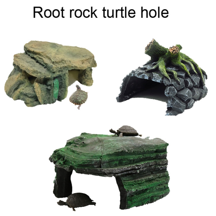 GT023 Resin Turtle Sunbed Climbing Table Stump Hideaway House Sunback Table - Reptile Supplies by PMC Jewellery | Online Shopping South Africa | PMC Jewellery