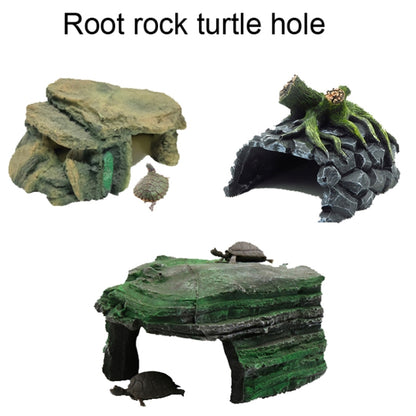 GT013M Resin Turtle Sunbed Climbing Table Stump Hideaway House Sunback Table - Reptile Supplies by PMC Jewellery | Online Shopping South Africa | PMC Jewellery