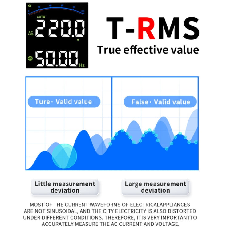 FNIRSI S1 Digital High Precision Fully Automatic Digital Multimeter(Blue) - free shipping - PMC TechLife - Order now!