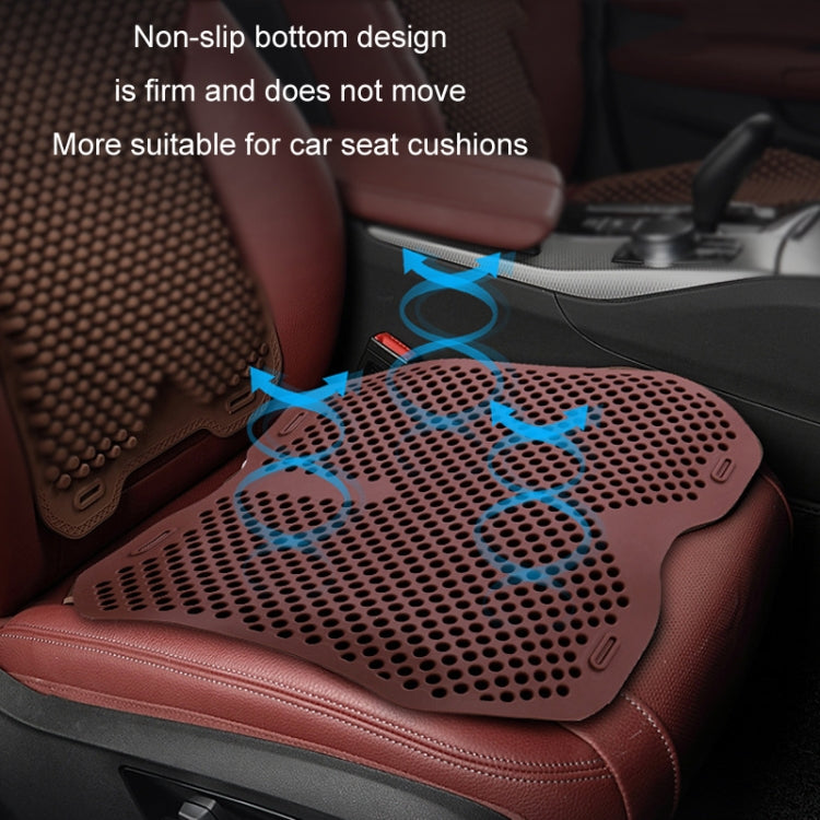 Silicone Car Summer Breathable Cool Pad, Color: Headrest Coffee - Seat Accessories by PMC Jewellery | Online Shopping South Africa | PMC Jewellery | Buy Now Pay Later Mobicred