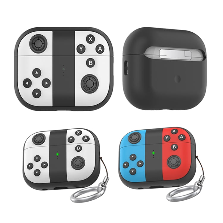 For AirPods Pro 2 AhaStyle PT-JY08 Split Silicone Cartoon Earphone Protective Case(Black And White) - free shipping - PMC Jewellery - Order now!