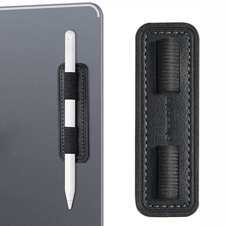 AhaStyle PT184 Adhesive PU Leather Pen Holder(Black) - free shipping - PMC TechLife - Order now!