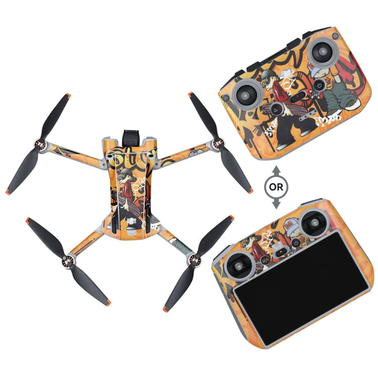 For DJI Mini 3 Pro Remote Control Body Sticker ,Spec: RC With Screen(Boy) - Stickers by RCSTQ | Online Shopping South Africa | PMC Jewellery | Buy Now Pay Later Mobicred