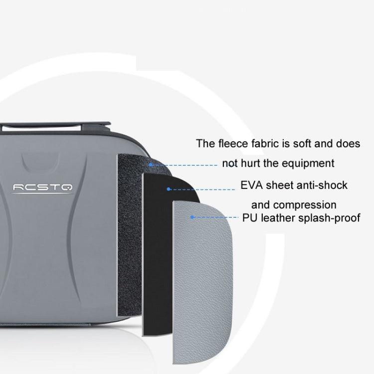 For DJI Mini 3 Pro RCSTQ Remote Control Portable Storage Bag(Grey) - free shipping - PMC TechLife - Order now!