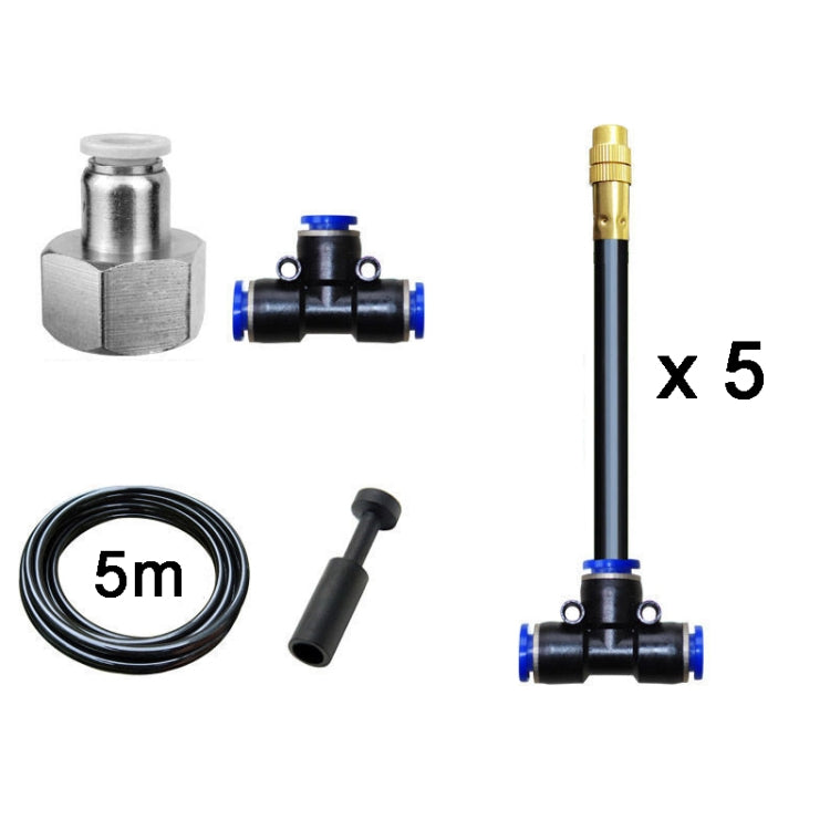 5m Kit Brass Misting Nozzles Bend Arbitrarily Atomized Sprayer Garden Irrigation - Watering & Irrigation by PMc TechLife | Online Shopping South Africa | PMc TechLife | Buy Now Pay Later Mobicred