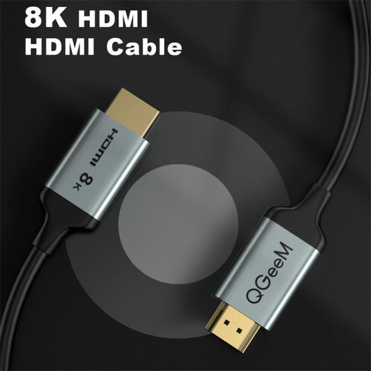 QGeeM QG-AV17 HDMI To HDMI Connection Cable Support 8K&60Hz 1.8m Length - Cable by QGeeM | Online Shopping South Africa | PMC Jewellery | Buy Now Pay Later Mobicred