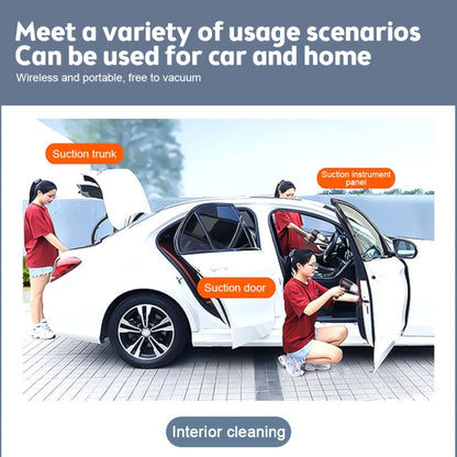 SUITU  ST-6629 3 In 1 5500pa Car Wireless Vacuum Cleaner Blowing Suction And Pumping 3 Modes Black -Seat Charge - Vacuum Cleaner by SUITU | Online Shopping South Africa | PMC Jewellery | Buy Now Pay Later Mobicred