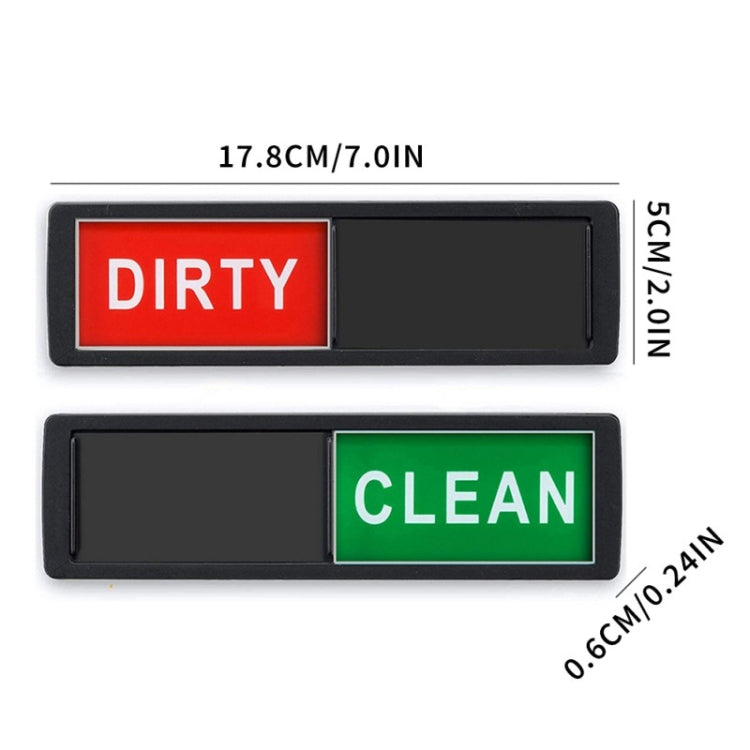 Dishwasher Magnet Clean Dirty Sign Double-Sided Refrigerator Magnet(Black Cat Claw) - Dish Washers & Accessories by PMc TechLife | Online Shopping South Africa | PMc TechLife | Buy Now Pay Later Mobicred