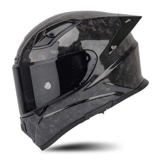 SOMAN Four Seasons Full Cover Motorcycle Helmet, Size: M(Cheetah Print Black) - Helmets by SOMAN | Online Shopping South Africa | PMC Jewellery | Buy Now Pay Later Mobicred