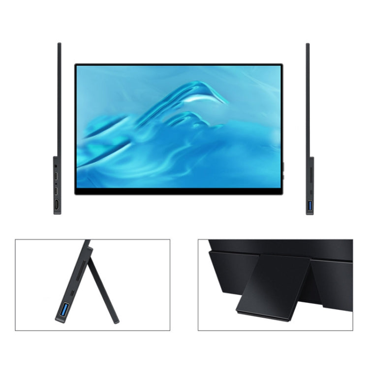 13.3 inch Touch Version 4K Portable External Extended Screen Display For Switch/PS5/Mobile Phone/Computer(UK Plug) - LCD Monitors by PMc TechLife | Online Shopping South Africa | PMc TechLife | Buy Now Pay Later Mobicred
