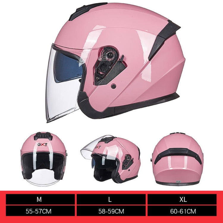 GXT Electric Vehicle Four Seasons Sun Protection & Windshield Double Lens Helmet, Size: L(Matt Black) - Helmets by GXT | Online Shopping South Africa | PMC Jewellery | Buy Now Pay Later Mobicred