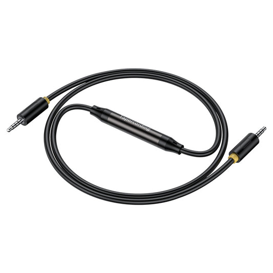 1m JINGHUA 3.5mm Cable Audio Conversion Microphone Two-way Transcriber - Audio Adapter by JINGHUA | Online Shopping South Africa | PMC Jewellery | Buy Now Pay Later Mobicred