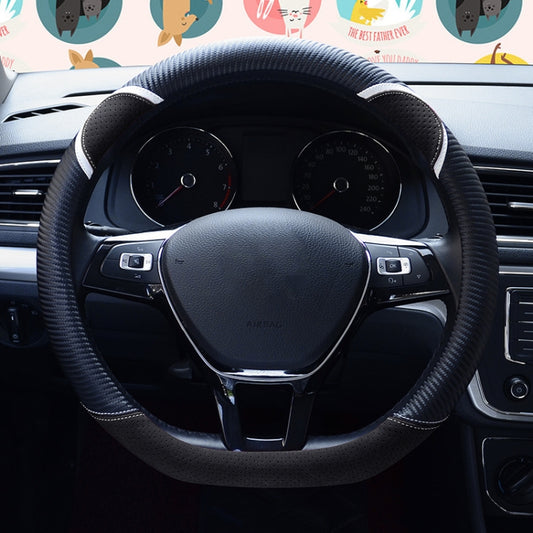 38cm Cute Rabbit Women Cartoon Car Steering Wheel Cover, Color: D Type Black - Steering Wheel Accessories by PMC Jewellery | Online Shopping South Africa | PMC Jewellery | Buy Now Pay Later Mobicred