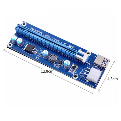 PCE164P-N03 VER006C Mini PCI-E 1X To 16X Riser For Laptop External Image Card, Spec: Blackboard 4pin - Add-on Cards by PMC Jewellery | Online Shopping South Africa | PMC Jewellery