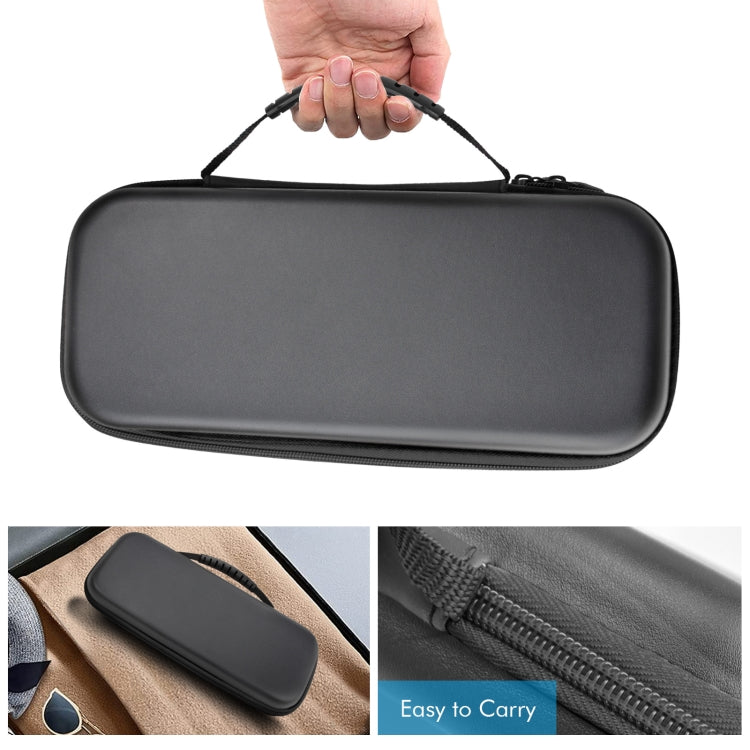 For ASUS ROG Ally Game Console EVA Leather Grain Handbag Clutch Protective Bag(White) - Accessories by PMC TechLife | Online Shopping South Africa | PMC TechLife