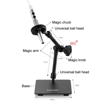 5 Million Digital Electron Microscope Magnifying Dermatoscope, Specification: B008+Z001 Bracket+WIFI Box - Digital Microscope by PMC Jewellery | Online Shopping South Africa | PMC Jewellery | Buy Now Pay Later Mobicred