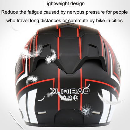 KUQIBAO Motorcycle Smart Bluetooth Sun Protection Double Lens Safety Helmet, Size: M(Matte Black) - Helmets by KUQIBAO | Online Shopping South Africa | PMC Jewellery | Buy Now Pay Later Mobicred