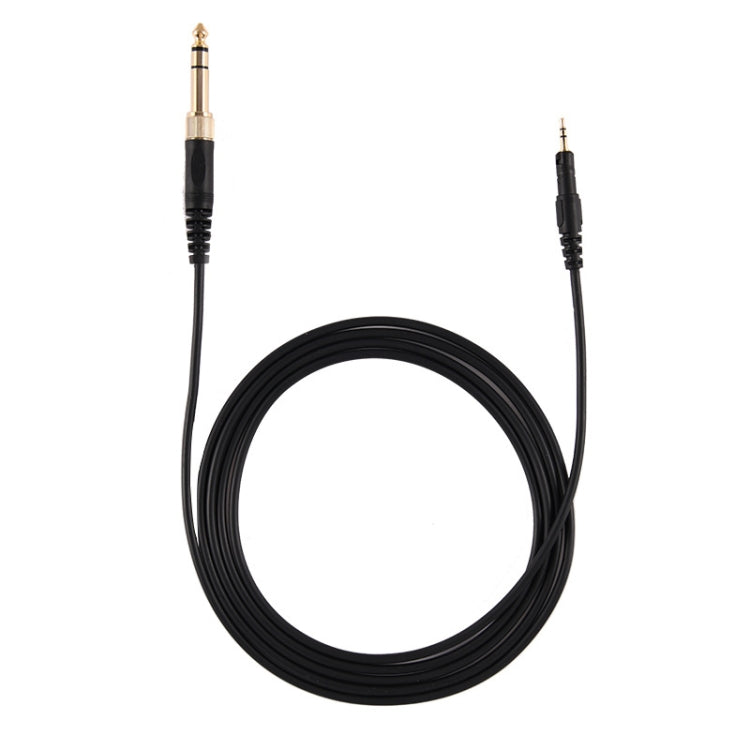 2m For ATH-M50X / M40X / M60X / M70X Headset Audio Cable Replacement Cable(Black) - Headset Accessories by PMC Jewellery | Online Shopping South Africa | PMC Jewellery