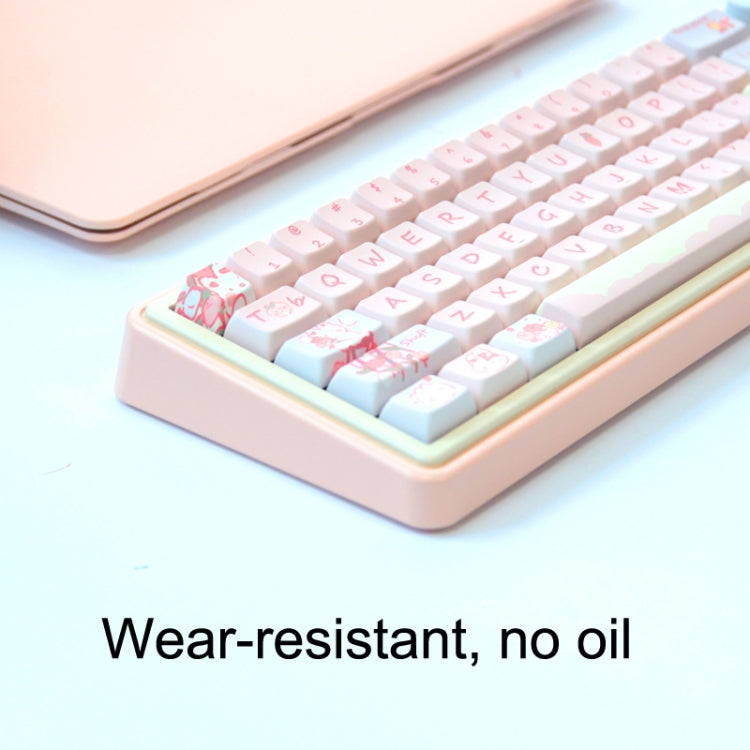 66 Keys 5-sided Heat Rise PBT Personalized Keycaps(Blue) - free shipping - PMC Jewellery - Order now!