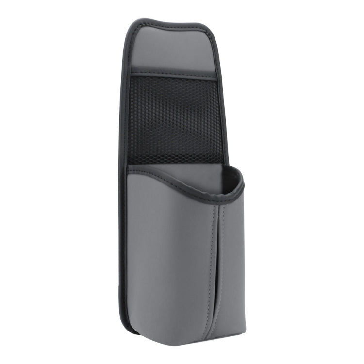 Car Seat Leather Multifunctional Tissue Water Cup Storage Hanging Bag(Grey) - Stowing Tidying by PMC TechLife | Online Shopping South Africa | PMC TechLife | Buy Now Pay Later Mobicred