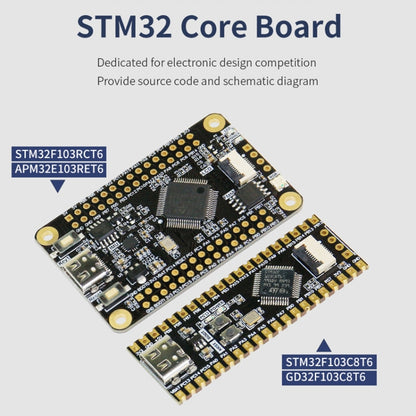 Yahboom MCU RCT6 Development Board STM32 Experimental Board ARM System Core Board, Specification: GD32F103C8T6 - Arduino Nucleo Accessories by Yahboom | Online Shopping South Africa | PMC Jewellery | Buy Now Pay Later Mobicred