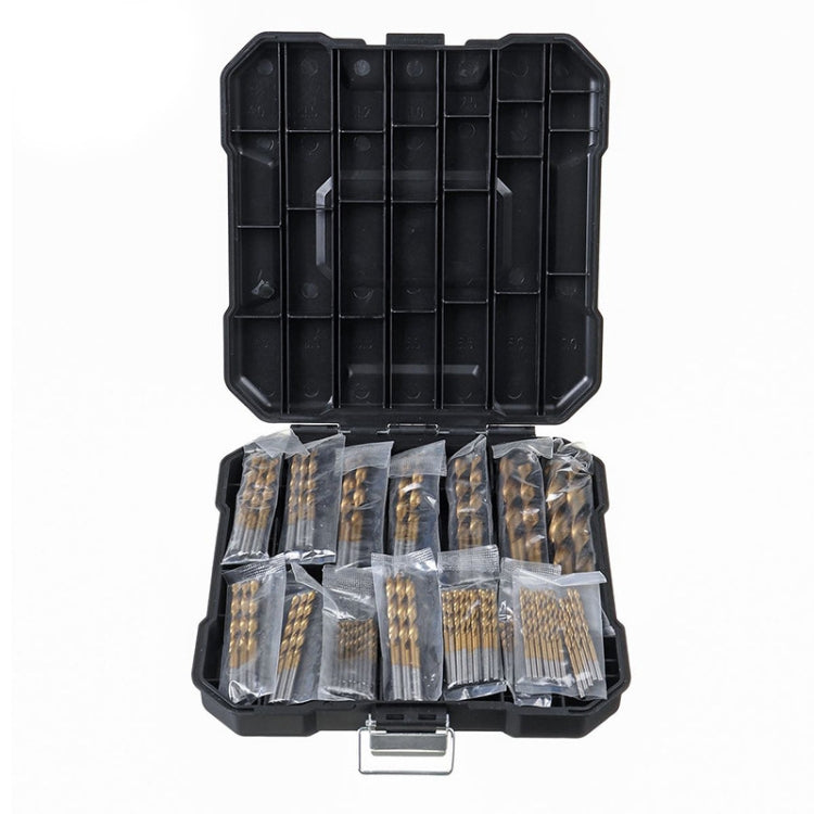 99-in-1  Titanium Drill Bit Set High-Speed Steel Drill Bits - Drill & Drill Bits by PMC TechLife | Online Shopping South Africa | PMC TechLife