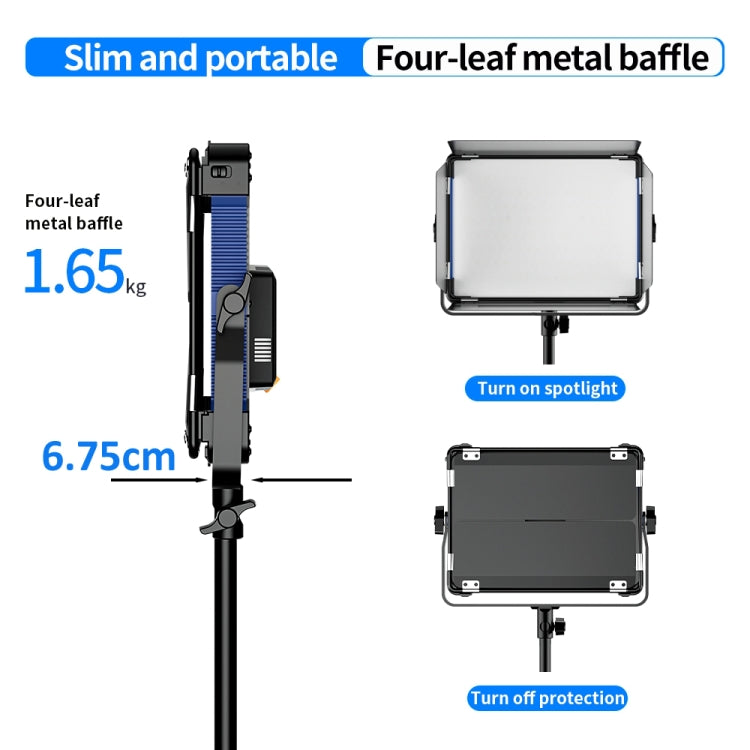 Pixel P80 60W 2600-10000K 542 LEDs Photography Fill Light Support Mobile APP Remote Control,US Plug - free shipping - PMC TechLife - Order now!