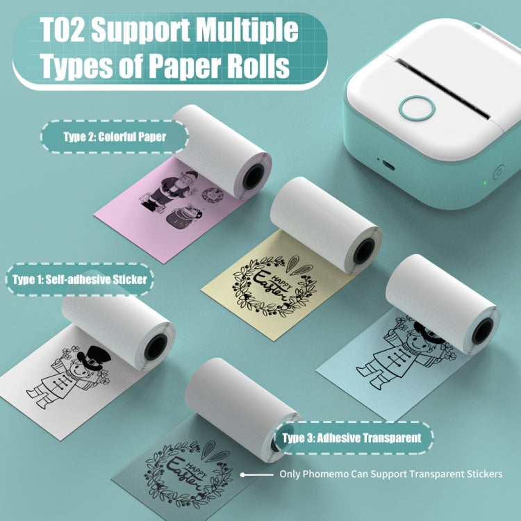 Phomemo T02 Standard Error Mini Pocket Small Portable Bluetooth Phone Photo Label Thermal Printer(Pink) - free shipping - PMC TechLife - Order now!