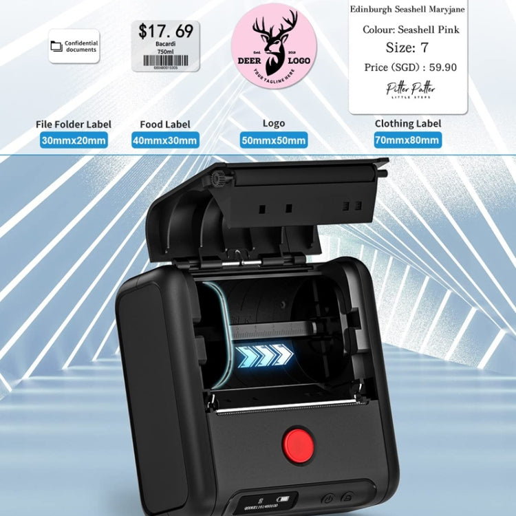 Phomemo M200 QR Code Tag Handheld Portable Bluetooth Thermal Label Printer(Pink) - free shipping - PMC Jewellery - Order now!