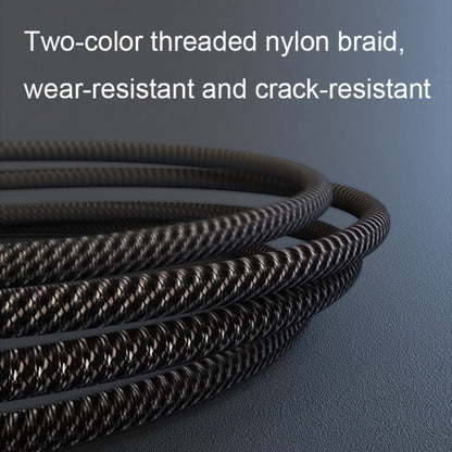 ROMOSS PD 20W Type-C to 8 Pin Braided Wear-Resistant Charging Data Cable, Length: 1.8m(Black) - Normal Style Cable by ROMOSS | Online Shopping South Africa | PMC Jewellery | Buy Now Pay Later Mobicred